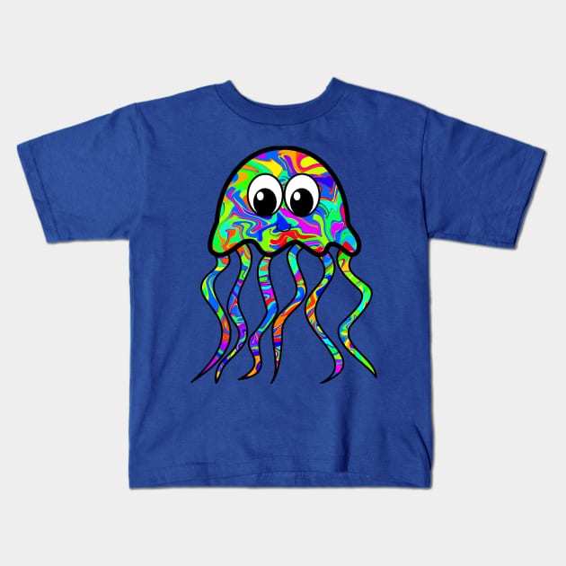 Jellyfish Kids T-Shirt by Shrenk